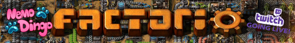 Recovery Mode.. Chill Factorio Time ! 🏭🏭👾👾 twitch.tv/nemo_dingo