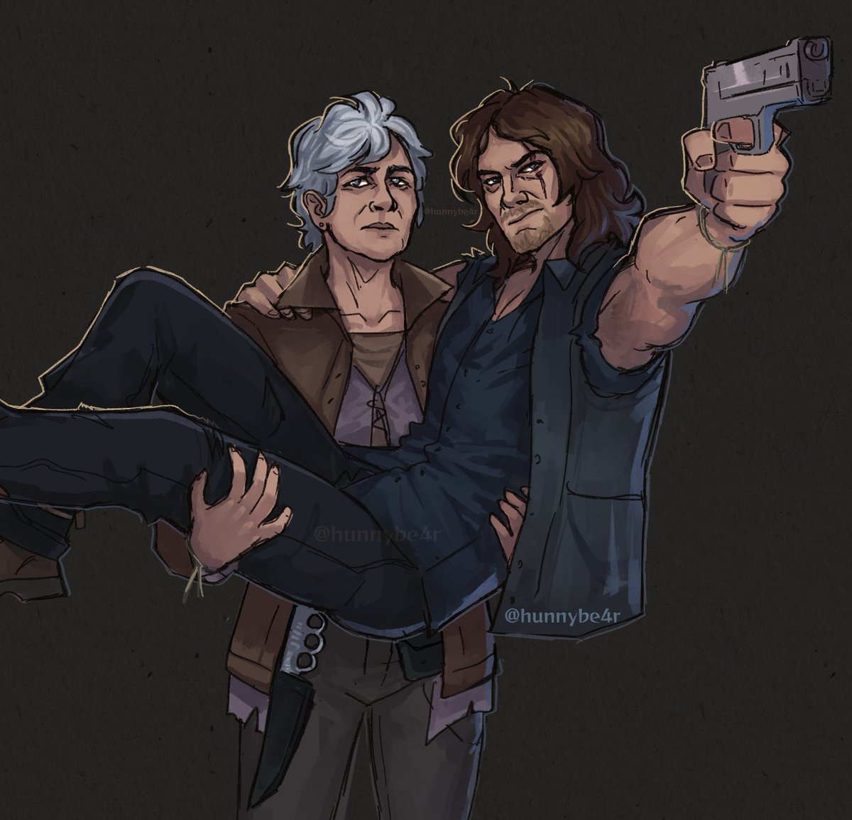 what's a daryl without his carol

#dbd #deadbydaylight #dbdfanart #thewalkingdead #twd