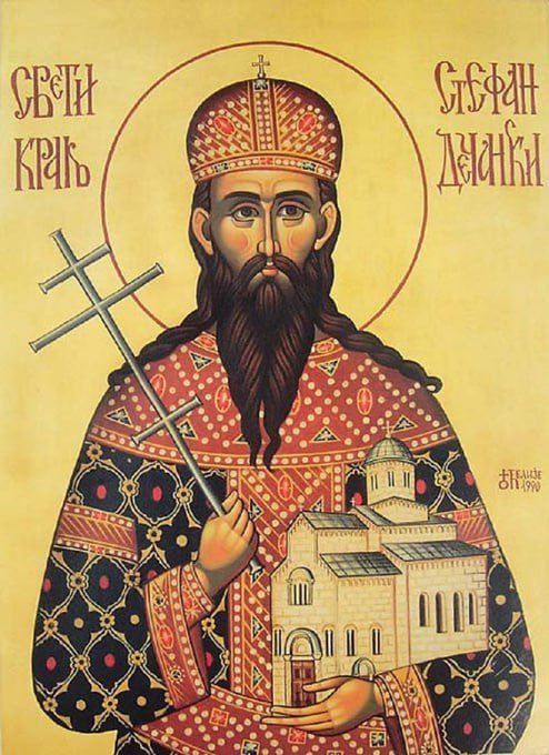 MilanSremac's tweet image. На данашњи дан 28.7.1330. године одиграла се велика битка између краљевине Србије и Бугарског царства код места Велбужд.
Српски краљ Стефан Дечански до ногу је потукао бугарског цара Михајла Шишмана који је у борби изгубио и живот.
Победа је запечатила премоћ Србије на Балкану.…