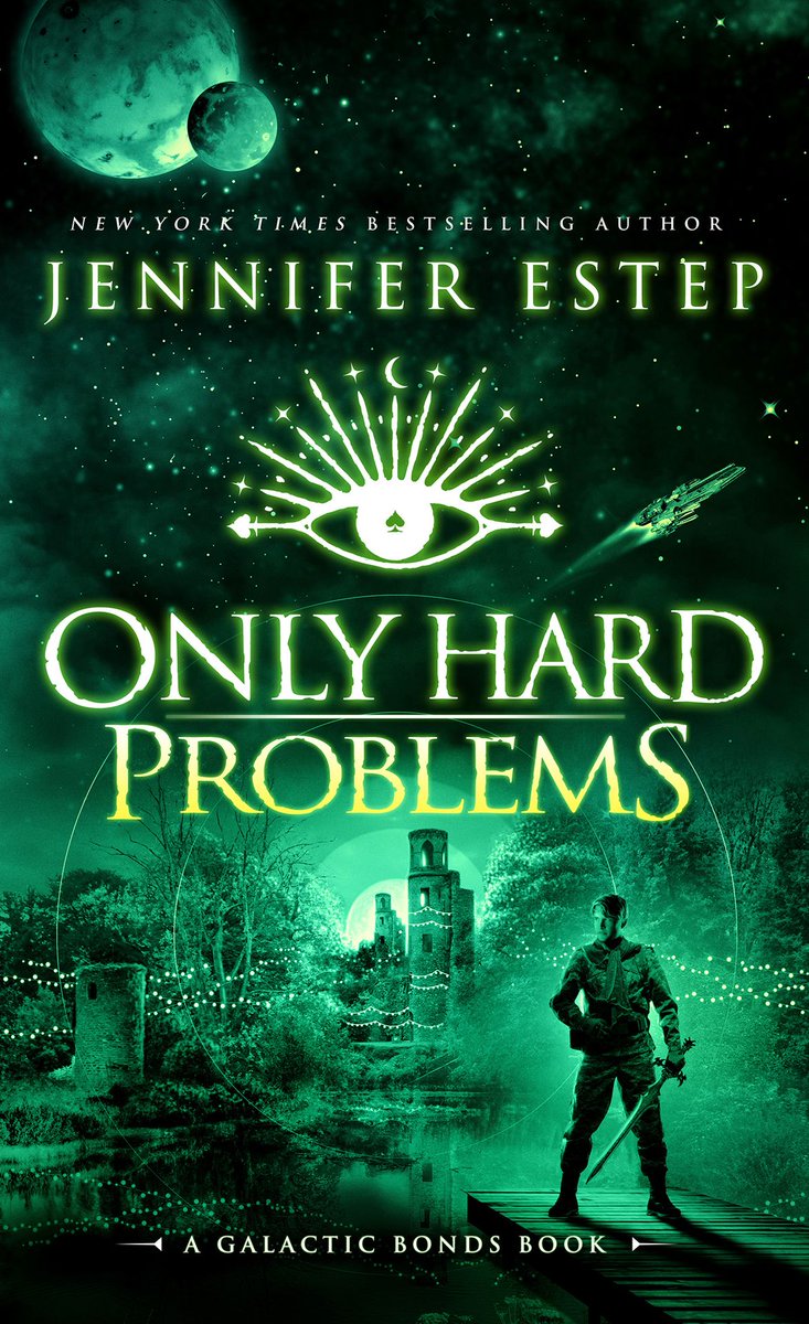 Jennifer_Estep's tweet image. ONLY HARD PROBLEMS PRINT BOOKS:📗✨
@amazon: amzn.to/3McPSCb
@BNBuzz: bit.ly/3OTmotV
@Bookshop_Org: bit.ly/41SGwnN
#Booksellers and #librarians can order via @IngramSpark iPage: ipage.ingramcontent.com
#books #scifi #scifibooks #sciencefiction