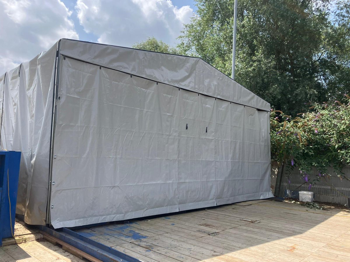 Tunnel Transformation Complete! 
 
We recently replaced the panels on an existing retractable tunnel, and the results speak for themselves! Fresh, functional, and looking fantastic. 
 
💬 Customer Feedback:
" The install team have completed the replacement of the tunnel panels,