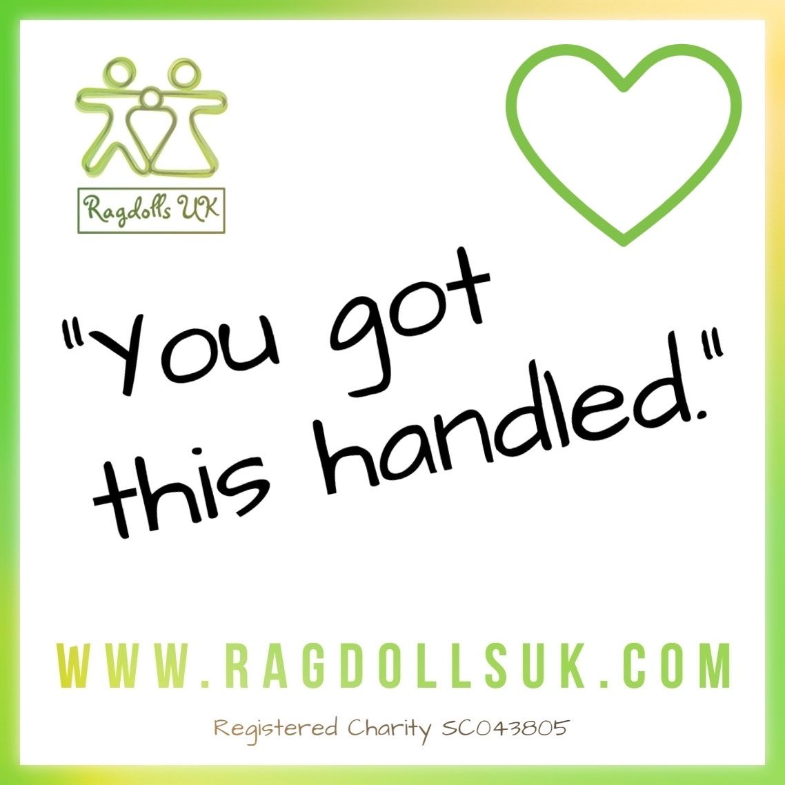 We’re incredibly proud of all our TS sisters and look forward to continuing our mission to advocate for those that need it most. 

Happy Monday ragdollers! 💚