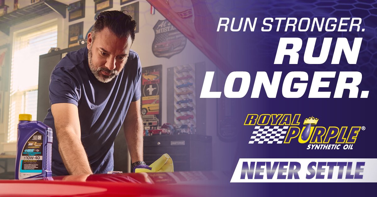 Royal_Purple's tweet photo. Keep your engine running stronger, longer with Royal Purple®, The Synthetic Expert.

Built for performance. Proven to protect. Never settle for good enough.

🔗 https://t.co/0SmRywryJY

#NeverSettleForGoodEnough #ChooseRP #TheSyntheticExpert #DriveWithRoyalPurple https://t.co/9yqPA5ym7t