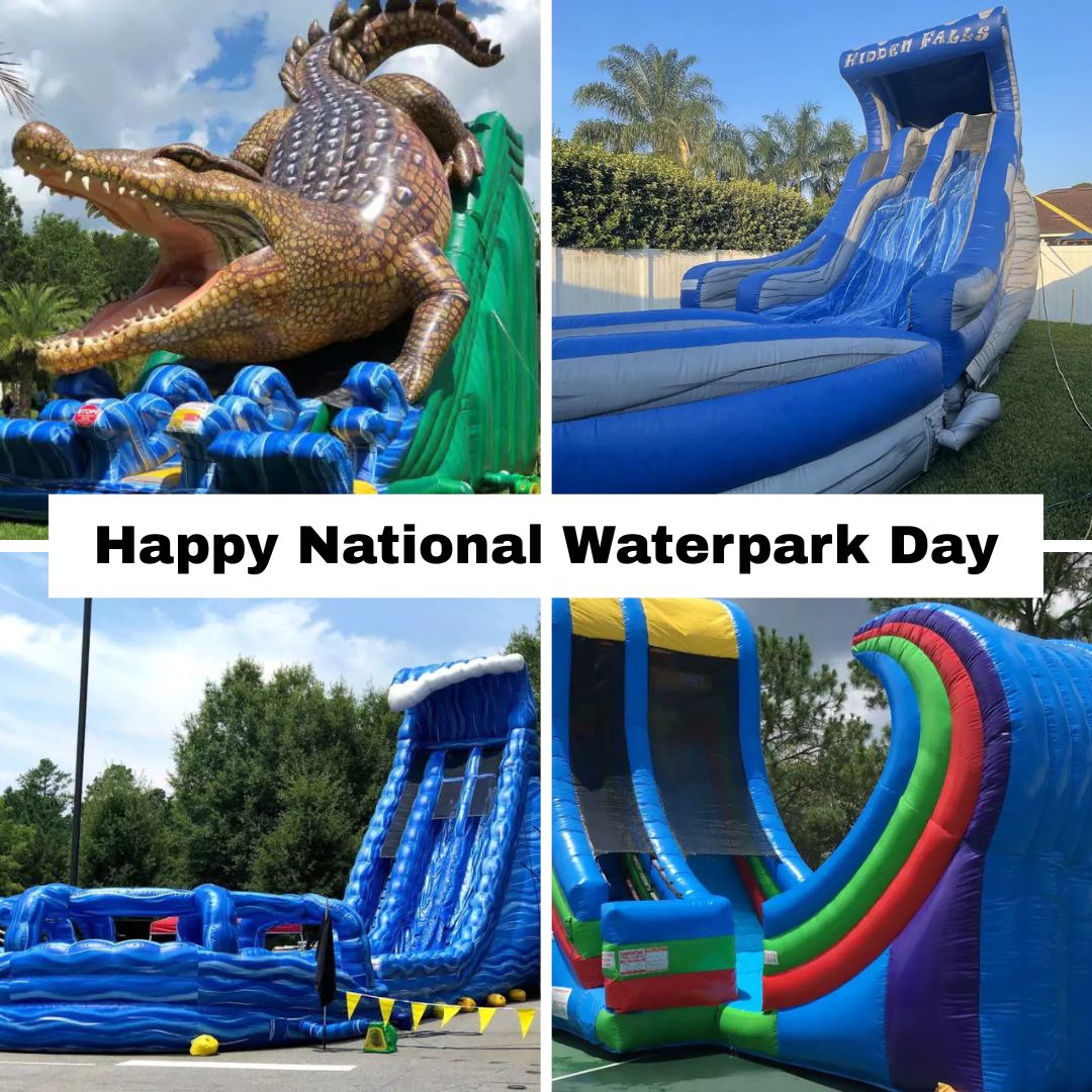 's tweet image. Happy National Waterpark Day! 🤩🛝 Get your adrenaline pumping with our awesome water slide rentals! 🚀🌊 Perfect for endless summer fun right in your backyard! 🎉

Slide into our collection: funcrewusa.com/central-florid…

#NationalWaterparkDay #WaterSlideRentals #InflatableWaterSlides