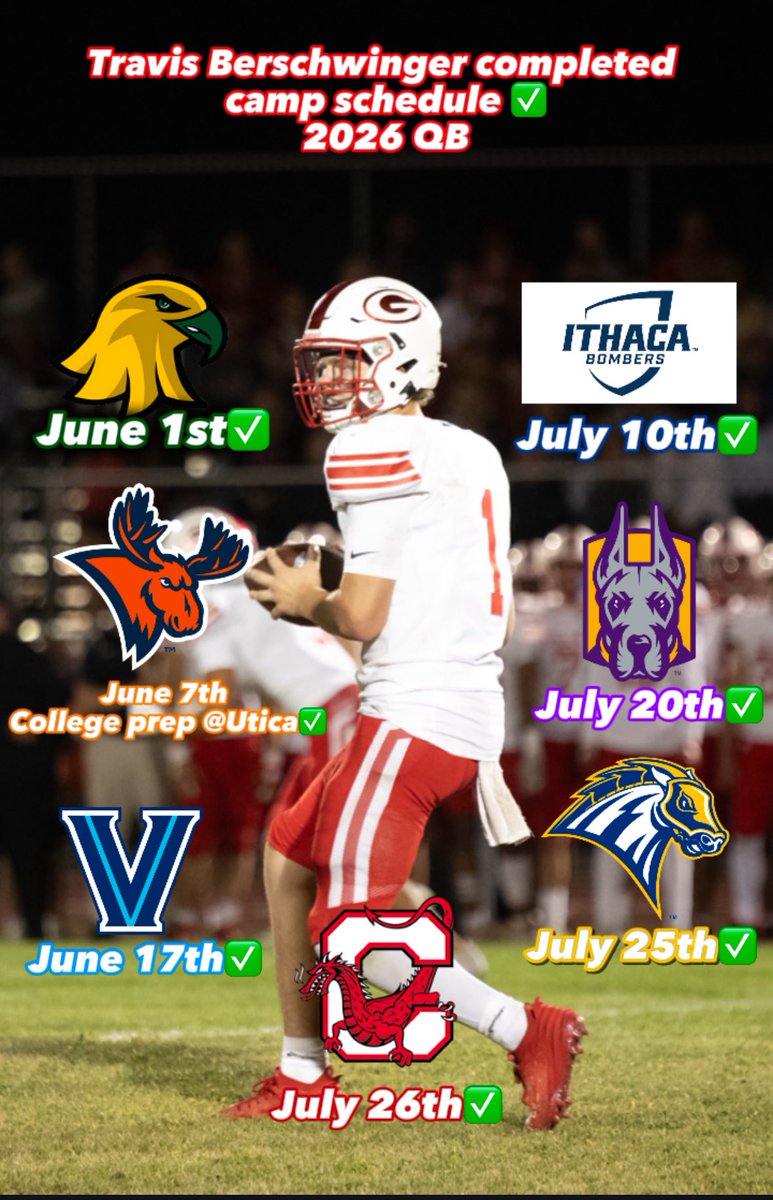 TravisBersch's tweet image. Summer camp tour complete! Onto senior year we go! Can’t wait to see where I land!! Thank you to all the coaches who helped me throughout the summer. @CoachZenelovic @MaguireBrandon @CoachFiacchi_UA @ZettsTim @Coach_Bunk @Coach_Blu @coachmangone @Coach_Segala @Coach_Mro