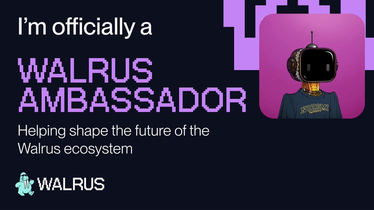 I'm thrilled to announce that I'm officially a Walrus Ambassador!