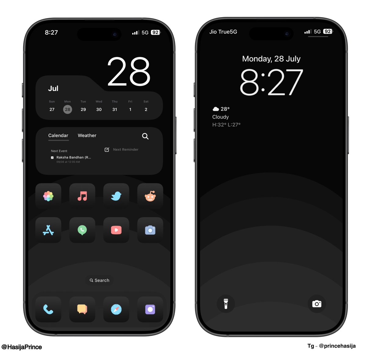HasijaPrince's tweet image. Clean and minimal!

Pastel icons @sam_beckman 
Glassem widget @21MaRcO12 
Waves scrape wallpaper pack on gumroad