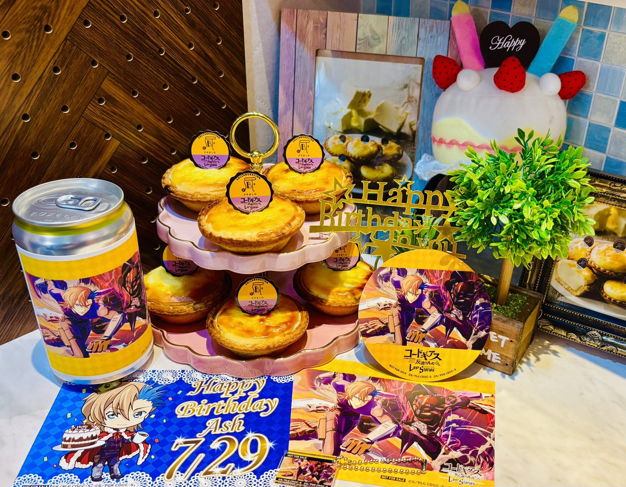 コードギアス コースター パブロ 特典 チーズタルト 全15種コンプ 焼きたてチーズタルト専門店パブロと「コードギアス 反逆の