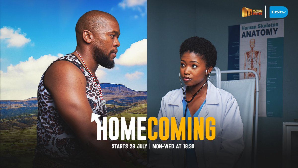 Jabu_Macdonald's tweet image. New telenovela “Homecoming” produced by Tshedza Pictures premieres tonight at 18:30 on Mzansi Wethu.