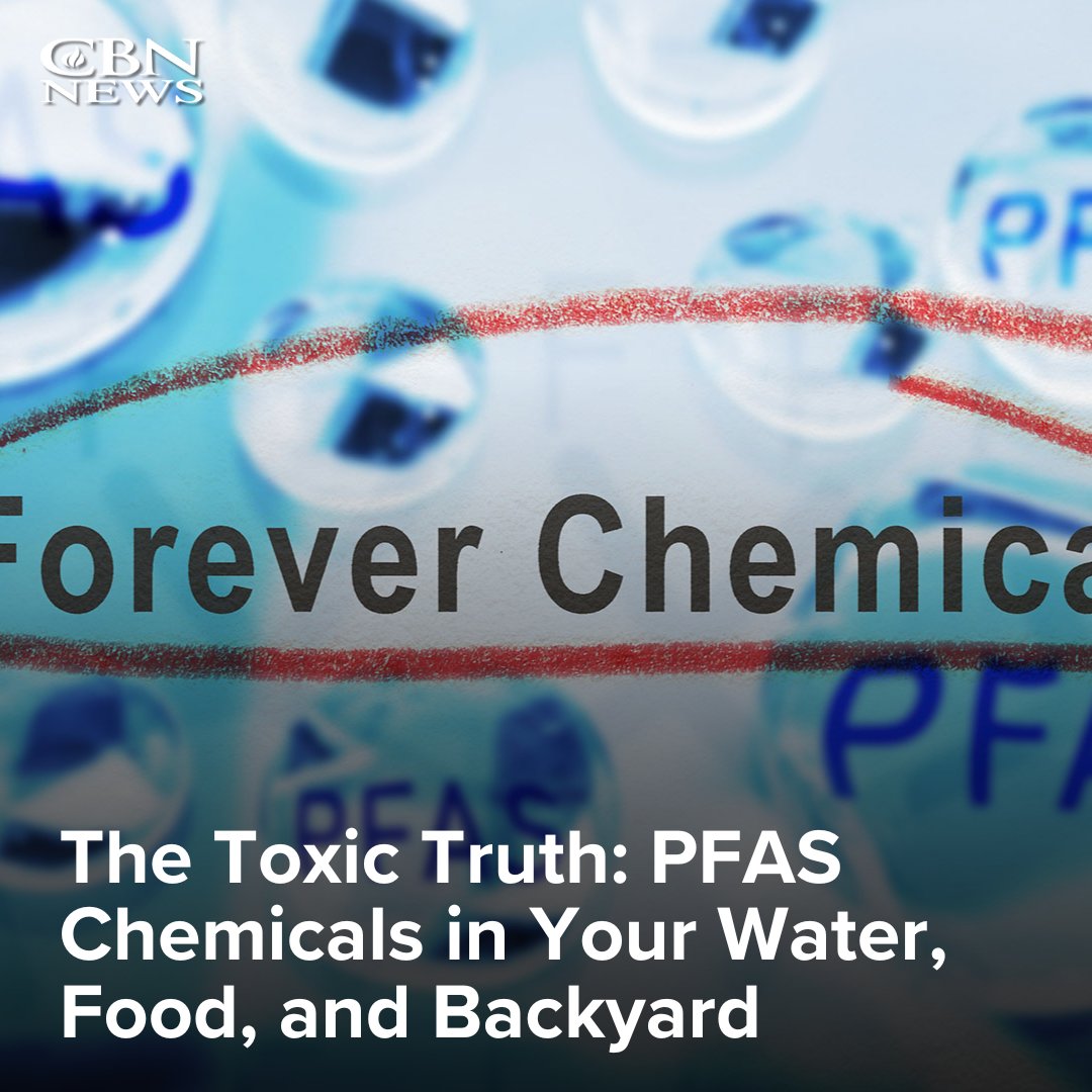CBNNews's tweet image. PFAS are manmade chemicals, used for decades in everything from cookware to cosmetics. They&apos;ve left a toxic legacy across America. Growing evidence links PFAS, known as &quot;forever chemicals,&quot; to serious health risks...  like cancer, fertility issues, preterm birth, thyroid issues…
