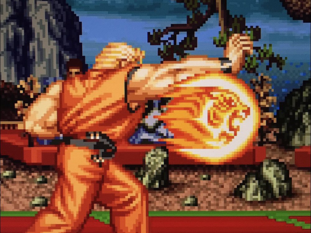 megaendo01's tweet image. #世界トラの日

格闘ゲームで虎のエフェクト！ ①