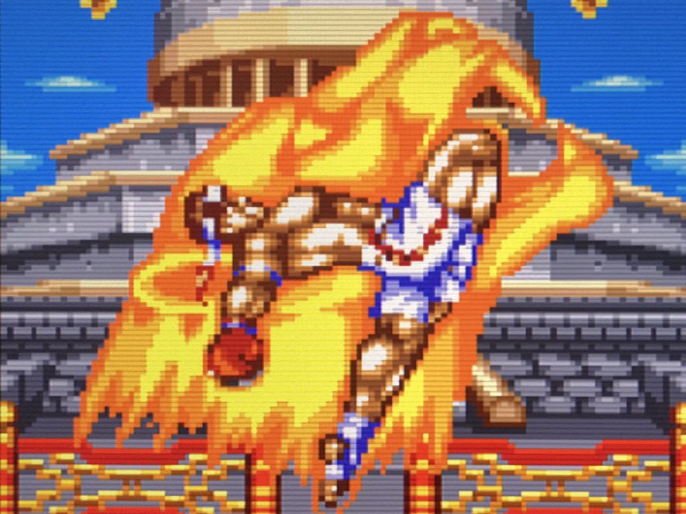 megaendo01's tweet image. #世界トラの日

格闘ゲームで虎のエフェクト！ ①