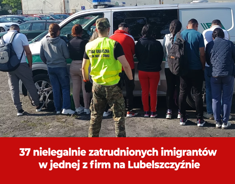 P_Zdunczyk's tweet image. 37 nielegalnie zatrudnionych imigrantów w jednej z firm na Lubelszczyźnie
Funkcjonariusze Straży Granicznej z Placówki w Lublinie przeprowadzili kontrolę jednej z firm w powiecie puławskim. Ujawniono 37 cudzoziemców pracujących nielegalnie – 34 z Kolumbii i 3 z Gwatemali. Żadna…