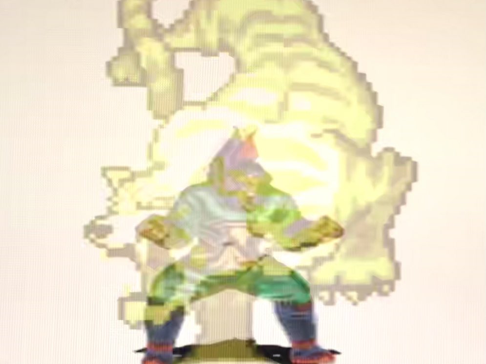 megaendo01's tweet image. #世界トラの日

格闘ゲームで虎のエフェクト！ ②