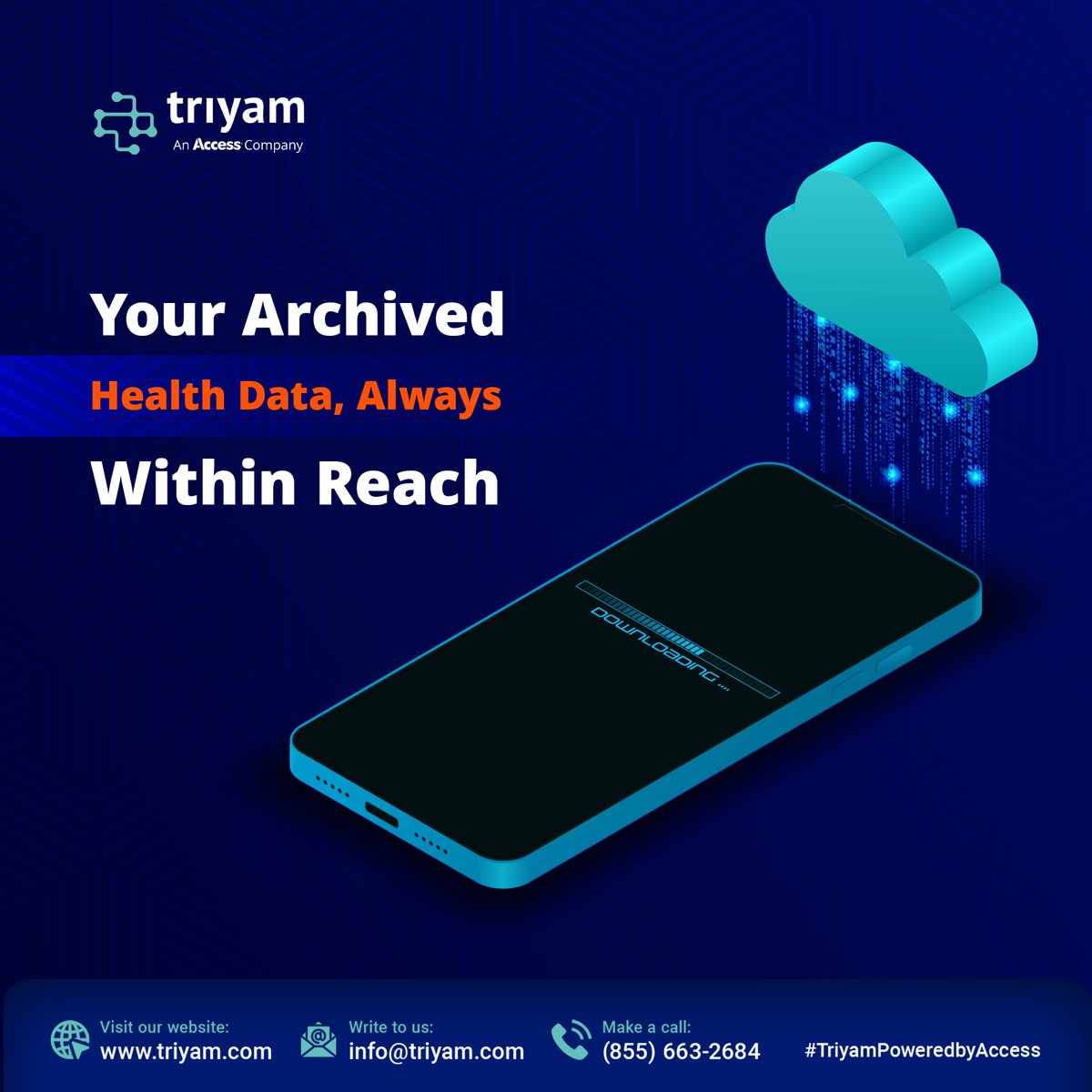 With Fovea, Triyam’s secure cloud-based platform, your patient data archive is just a click away — anytime, anywhere. No servers, no limitations — just effortless access to the information you need, wherever work takes you.

#TriyamPoweredbyAccess