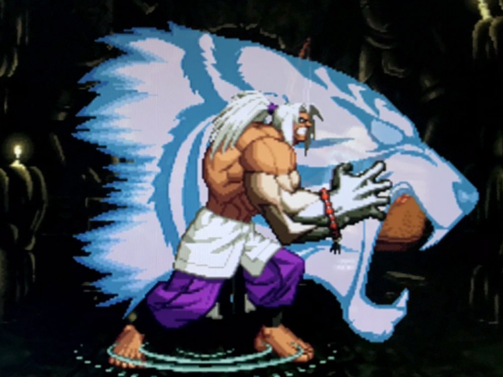 megaendo01's tweet image. #世界トラの日

格闘ゲームで虎のエフェクト！ ③