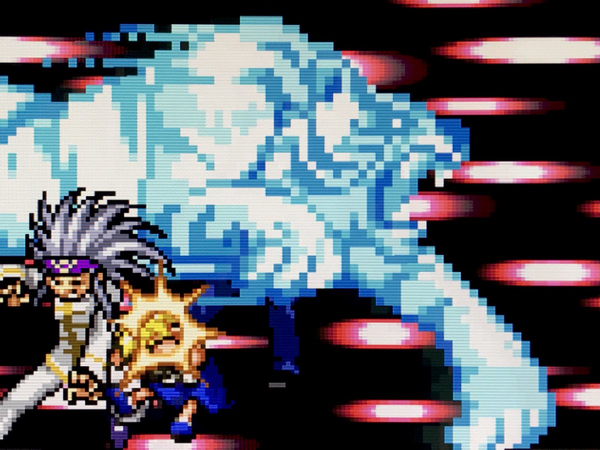 megaendo01's tweet image. #世界トラの日

格闘ゲームで虎のエフェクト！ ③