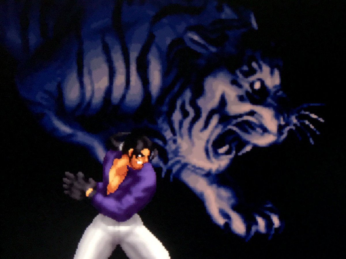 megaendo01's tweet image. #世界トラの日

格闘ゲームで虎のエフェクト！ ③