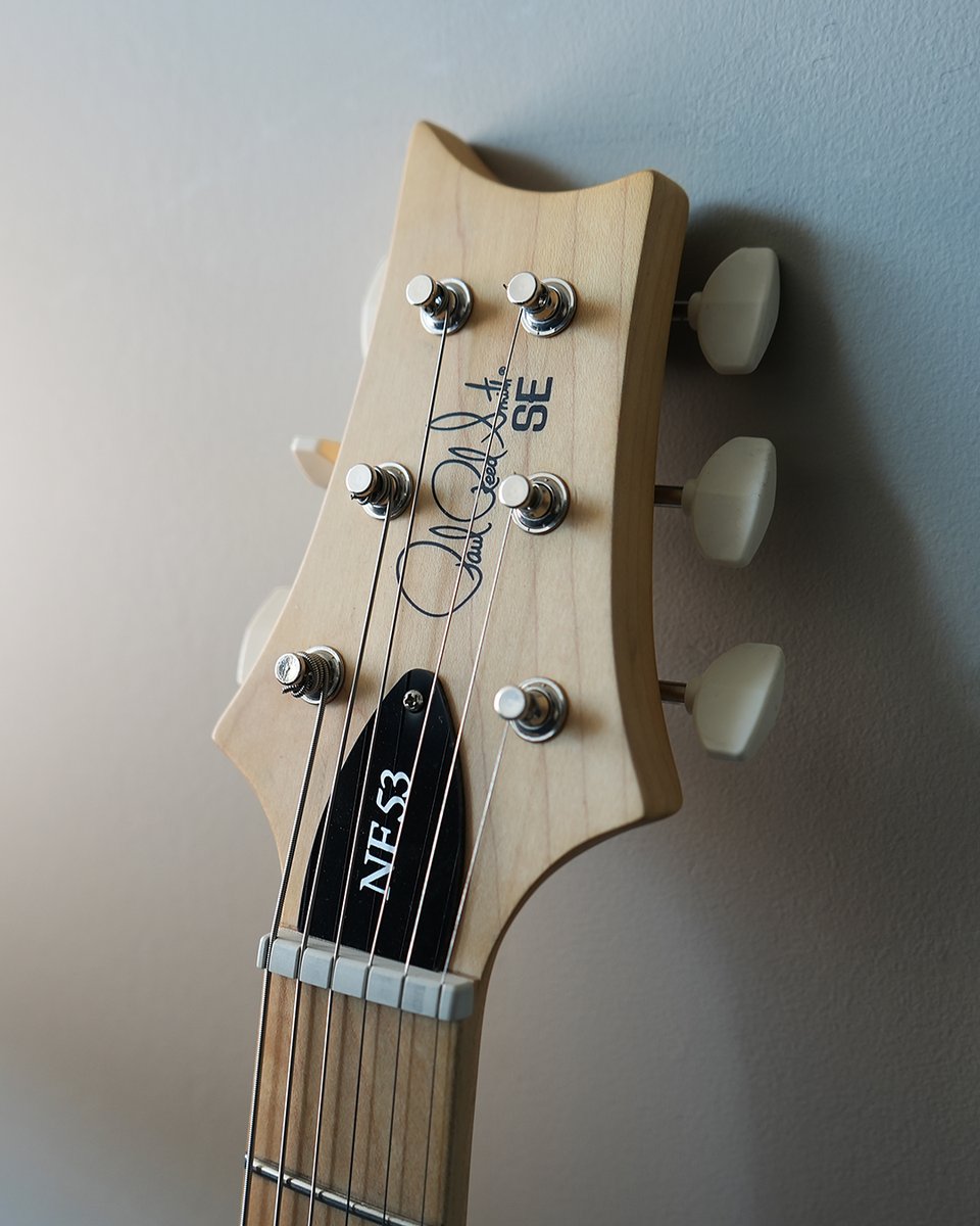 Have you tried the new PRS SE NF 53 lineup? 🤔

Comes in White Doghair, Black Doghair, and Pearl White finishes AND includes a gig bag! 😍

Tap the link, pick a finish, and read more. 👉 bit.ly/40ns19V