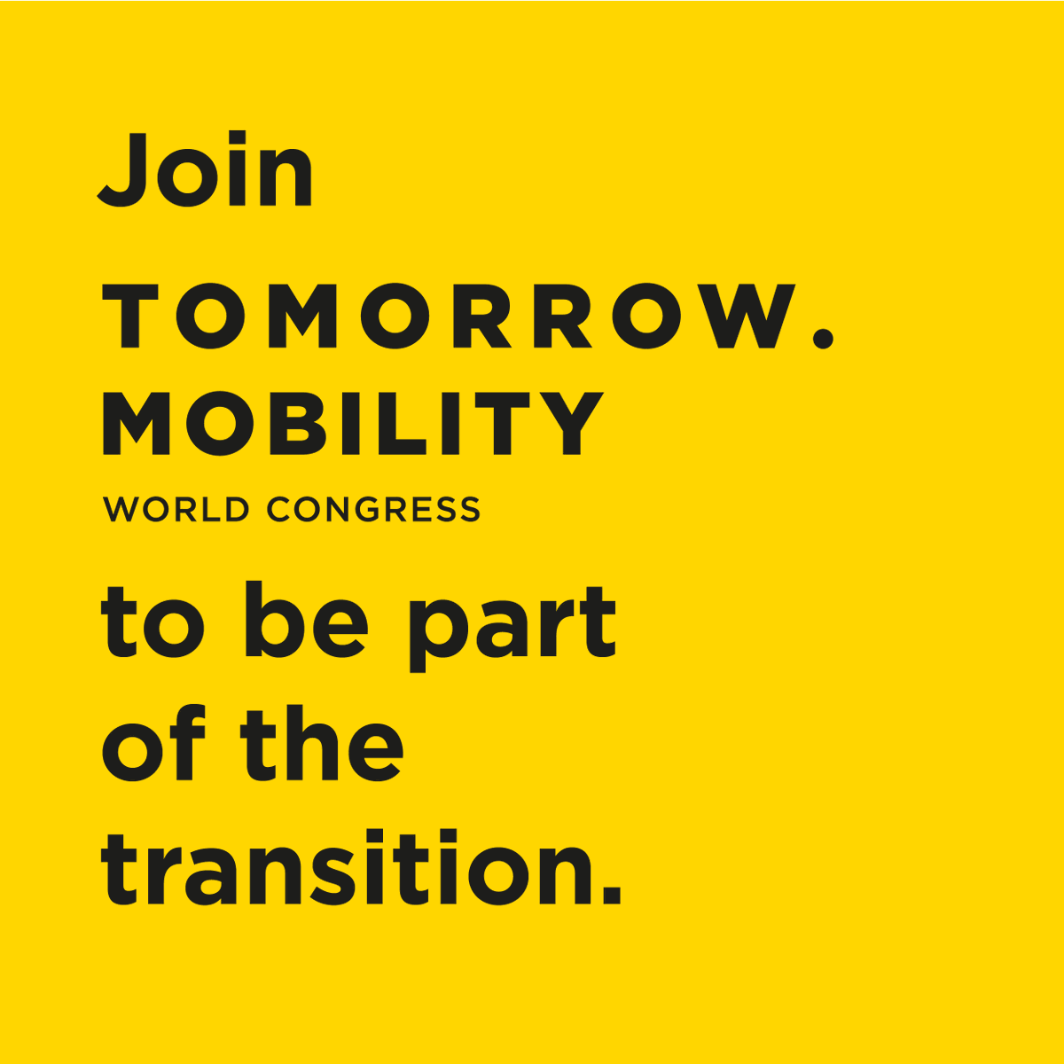 Transport is now 100% emissions-free.

This isn't true…yet! But what if it was?

The benefits would be undeniable:
🌬️ Cleaner air
💼 Smarter spending
🌍 Healthier lives

At #TMWC25 we're making it happen. Want to join us?

🎟️ Limited-time rates available: loom.ly/iGgE4aA