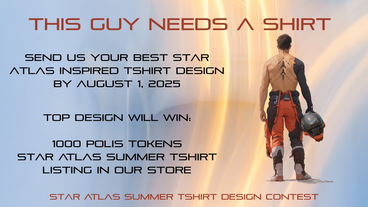 GaliaMerchants's tweet image. Happy Star Atlas Community Week!

Star Atlas has given us 5 codes containing 400 community tickets each which we will raffle off to all those who send us their best Star Atlas inspired tshirt design.

New deadline: August 1, 12PM UTC/5AM PT