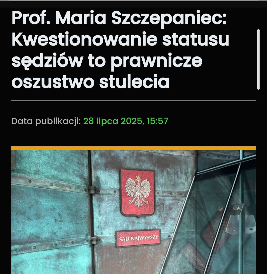 Kamila Borszowska-Moszowska (@kamilabormosz) on Twitter photo Sędzia Waldemar Żurek obecny <a href="/MS_GOV_PL/">Min. Sprawiedliwości</a> złożył zawiadomienie o „podszywaniu się pod sędziego SN” – ale tylko wobec tych, którzy... nie głosowali po jego myśli‼️ Skład był trzyosobowy: dwóchsędziów (oboje powołani po 2018 r.) i ławnik. Jeden z sędziów złożył zdanie odrębne na Sędzia Waldemar Żurek obecny <a href="/MS_GOV_PL/">Min. Sprawiedliwości</a> złożył zawiadomienie o „podszywaniu się pod sędziego SN” – ale tylko wobec tych, którzy... nie głosowali po jego myśli‼️ Skład był trzyosobowy: dwóchsędziów (oboje powołani po 2018 r.) i ławnik. Jeden z sędziów złożył zdanie odrębne na