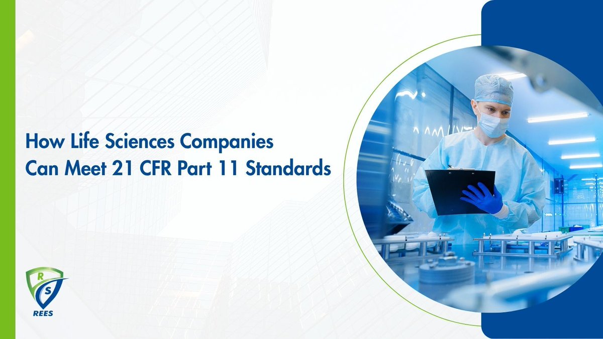 ReesScientific's tweet image. 21 CFR Part 11: more than just compliance, it’s your audit armor.

Implement or upgrade your environmental monitoring with Rees EMS to fully align with 21 CFR Part 11 requirements.

Read the full blog here: hubs.li/Q03tzj7z0

#rees #ems #21CFRPart11