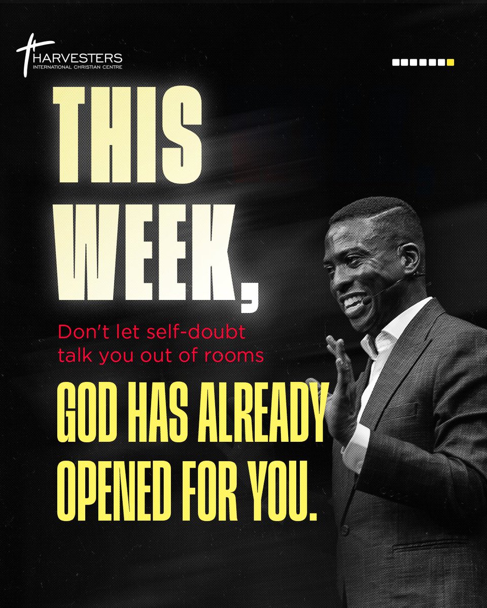 pastorbolaji's tweet image. THIS WEEK
Don’t let self-doubt talk you out of rooms
God has already opened for you.
Walk in boldness. You belong there. 🙌🏽