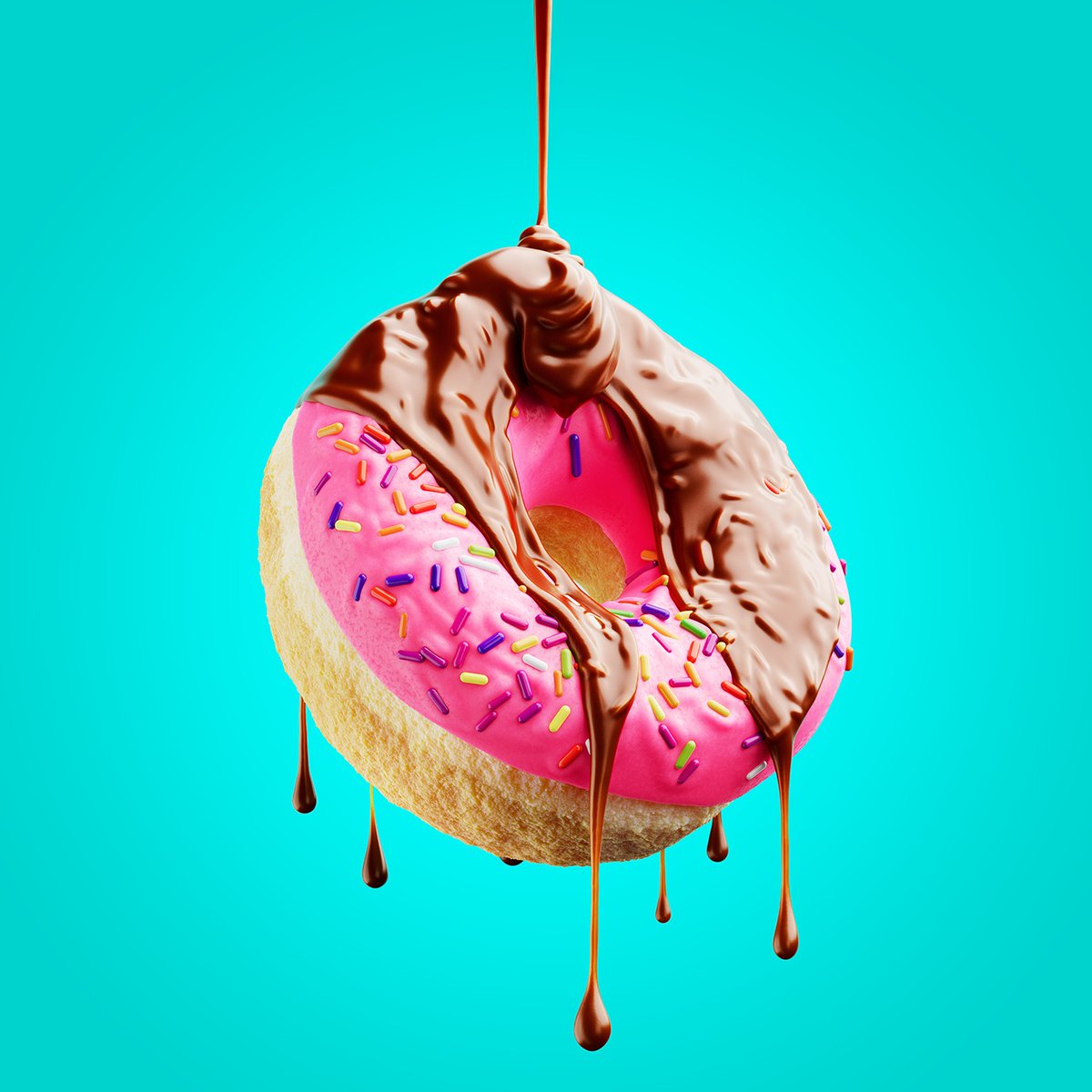 Tasty looking doughnut by Ahmed Ashraf. 🍩
➡️ behance.net/ahmedashraf683

#Maxon #Cinema4D #Redshift3d #3d