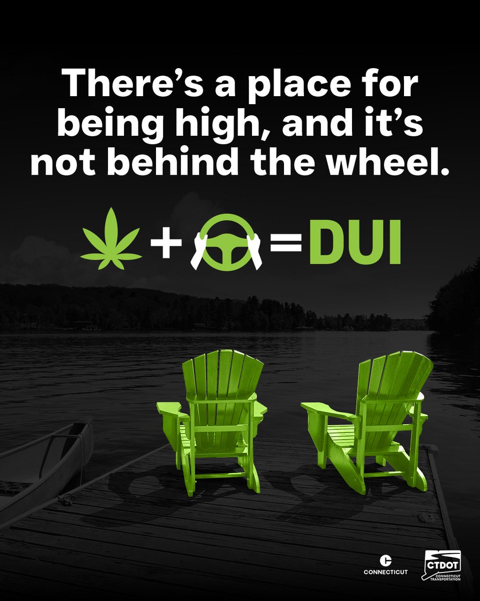 CThighwaysafety's tweet image. Enjoy responsibly. Being high has its time and place, but never while driving. 

#DrivingHighEqualsDUI