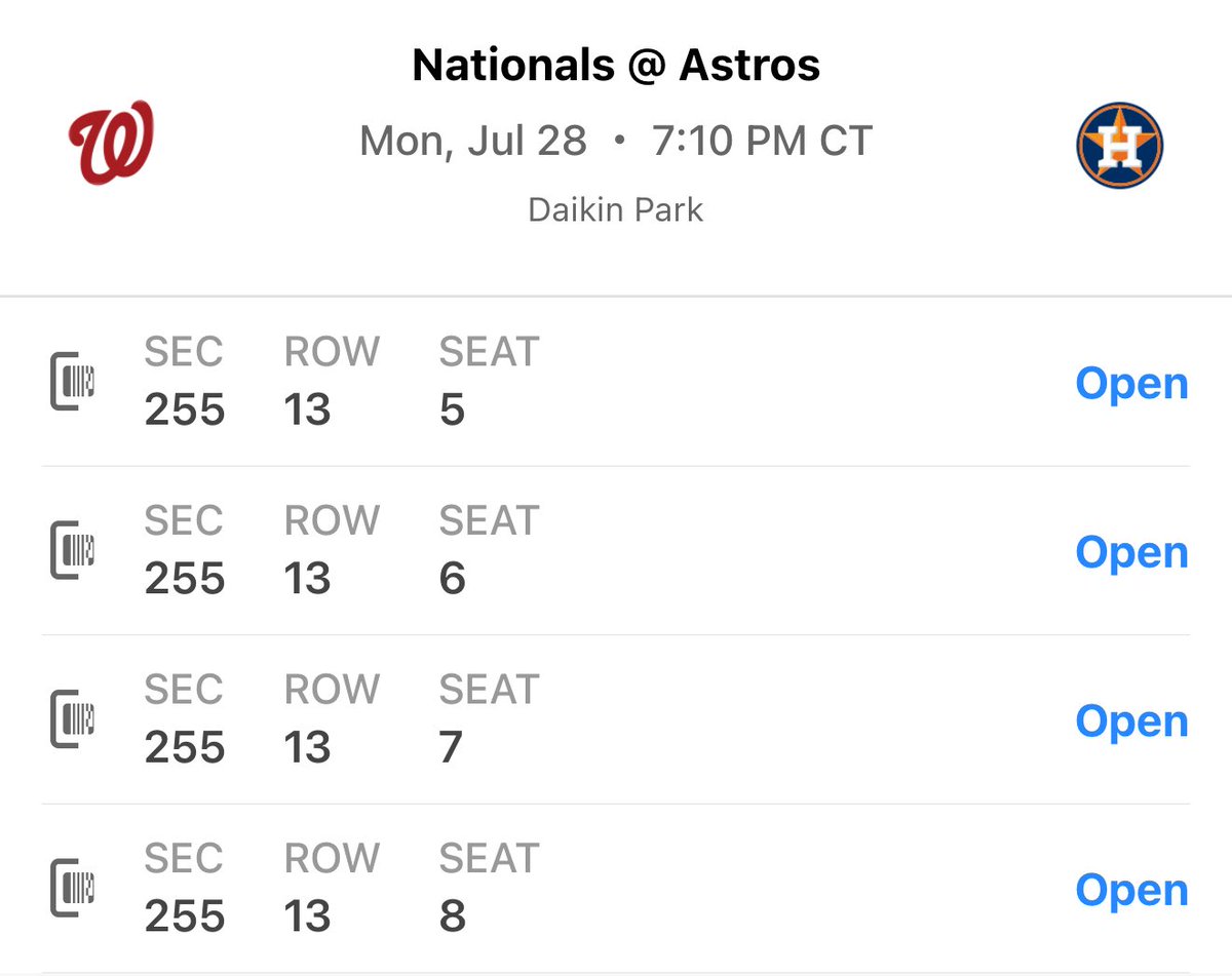 FullSeamAhead's tweet photo. 🚨FREE TICKETS ALERT🚨
Trade Deadline Special Giveaway! We’re giving away 2 pairs of #Astros tickets, which = 2 winners!

To enter:
✅ RT this post
✅ Follow us 
✅ Tag 2 Astros fans 

Win 2 tickets to tonight’s series opener vs the Nationals!🔥
Also, tune in to tonight’s LIVE podcast episode on YouTube and if you miss we’re on all podcast platforms!
Apple: https://t.co/esvtOWYNxp
Spotify: https://t.co/aXY2XC164j