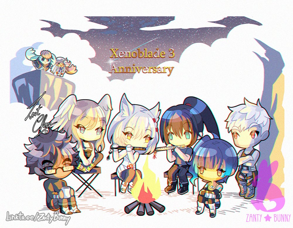 ZantyBunny's tweet photo. 🎉✨happy aniversary!✨🎉
#Xenoblade3_fes25
#XenobladeChronicles3
#ゼノブレイド3 
#zanty #bunny #fanart https://t.co/yexMMKAhcc