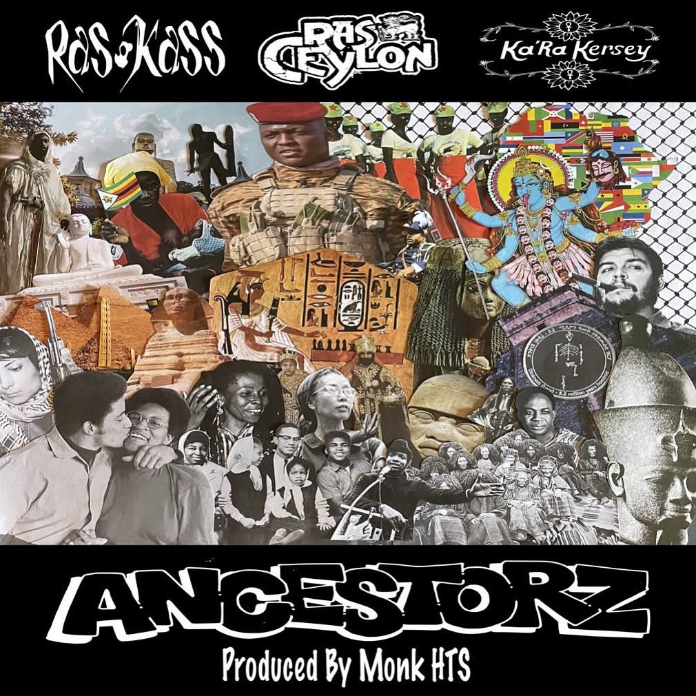 RasCeylon's tweet image. Nu muzik alert: ANCESTORZ by Ras Kass x Ras Ceylon x Ka’Ra Kersey produced by Monk HTS drops 8-8 via Solidarity Records in honor of #BlackAugustResistance