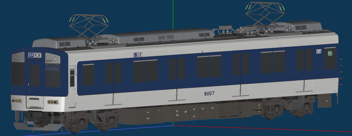 ronfuta's tweet image. 既存車も塗り替えるらしいですが、塗分けの位置を1A系と合わしたほうが連結時の見た目はよさそう。どうなるのか？青は特急で使われていた色とも違う？
8A系、ドアの下部に赤い塗装があるけど、再塗装時の処理がめんどくさそう。白い部分をもう少し下げればよかったのに。もしかして白はラッピング？