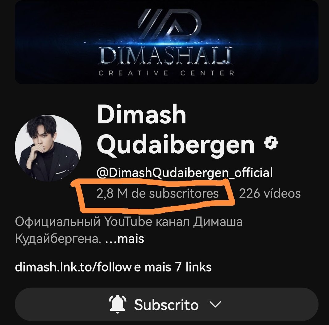 Paula Sousa_DQ 🇵🇹🇰🇿 (@paula_gps) on Twitter photo 🎉DEARS,
2.8M SUBSCRIBERS on Dimash's YouTube channel! 🎉💝 Let the number of views reflect more and more the number of subscribers...🥰 <a href="/dimash_official/">Dimash Qudaibergen</a> forever! 🤘
#DimashQudaibergеn ❤️ 🎉DEARS,
2.8M SUBSCRIBERS on Dimash's YouTube channel! 🎉💝 Let the number of views reflect more and more the number of subscribers...🥰 <a href="/dimash_official/">Dimash Qudaibergen</a> forever! 🤘
#DimashQudaibergеn ❤️