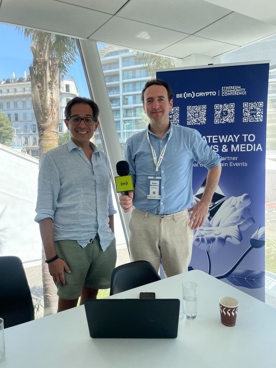 BeInCrypto (@beincrypto) on Twitter photo 📰 Our Global Head of News, <a href="/BMcGleenon/">Brian McGleenon</a>, led panels & landed exclusive interviews:
🔹 <a href="/JohannKerbrat/">Johann Kerbrat</a> (<a href="/RobinhoodApp/">Robinhood</a>)
🔹 <a href="/sandy_carter/">Sandy.ATH; gm.Brave</a> (<a href="/unstoppableweb/">Unstoppable Domains</a>)
🔹 <a href="/randhindi/">Rand</a> (<a href="/zama_fhe/">Zama</a>)
🔹 Sebastien Gilquin (<a href="/Trezor/">Trezor</a>)
🔹 Adam Levine (<a href="/FireblocksHQ/">Fireblocks</a>)
🔹Helena Wang (<a href="/veri_sense/">Verisense Network</a>) 📰 Our Global Head of News, <a href="/BMcGleenon/">Brian McGleenon</a>, led panels & landed exclusive interviews:
🔹 <a href="/JohannKerbrat/">Johann Kerbrat</a> (<a href="/RobinhoodApp/">Robinhood</a>)
🔹 <a href="/sandy_carter/">Sandy.ATH; gm.Brave</a> (<a href="/unstoppableweb/">Unstoppable Domains</a>)
🔹 <a href="/randhindi/">Rand</a> (<a href="/zama_fhe/">Zama</a>)
🔹 Sebastien Gilquin (<a href="/Trezor/">Trezor</a>)
🔹 Adam Levine (<a href="/FireblocksHQ/">Fireblocks</a>)
🔹Helena Wang (<a href="/veri_sense/">Verisense Network</a>)