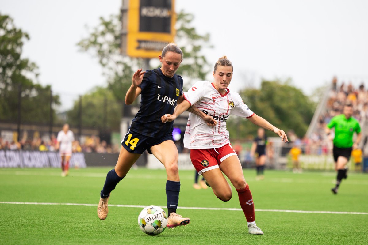 RivetersSC's tweet image. On National Soccer Day, we celebrate a first season full of memories and amazing moments. From our first kickoff to the dreams of every young player watching, we’re just getting started. 💛🖤❤️
 
#RivetersRise