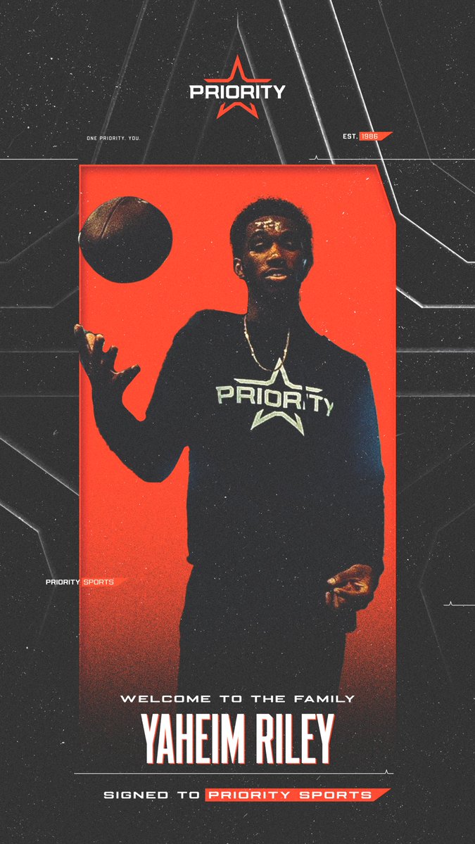 Priority Sports (@prioritysports) on Twitter photo We are excited to represent <a href="/YaheimRiley/">Yaheim Riley</a> for NIL!
Welcome to the fam! 🙌
#NIL | <a href="/YaheimRiley/">Yaheim Riley</a> We are excited to represent <a href="/YaheimRiley/">Yaheim Riley</a> for NIL!
Welcome to the fam! 🙌
#NIL | <a href="/YaheimRiley/">Yaheim Riley</a>