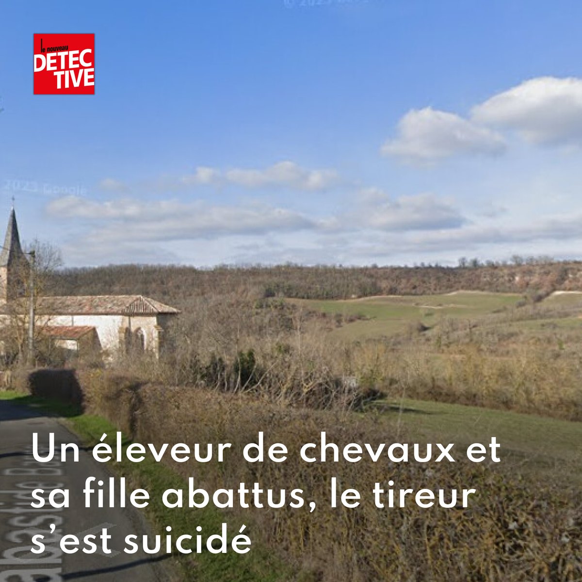 MagDetective's tweet image. Labastide-Gabausse : un éleveur de chevaux et sa fille abattus, le tireur s’est suicidé
➡️ go.lenouveaudetective.com/Hl