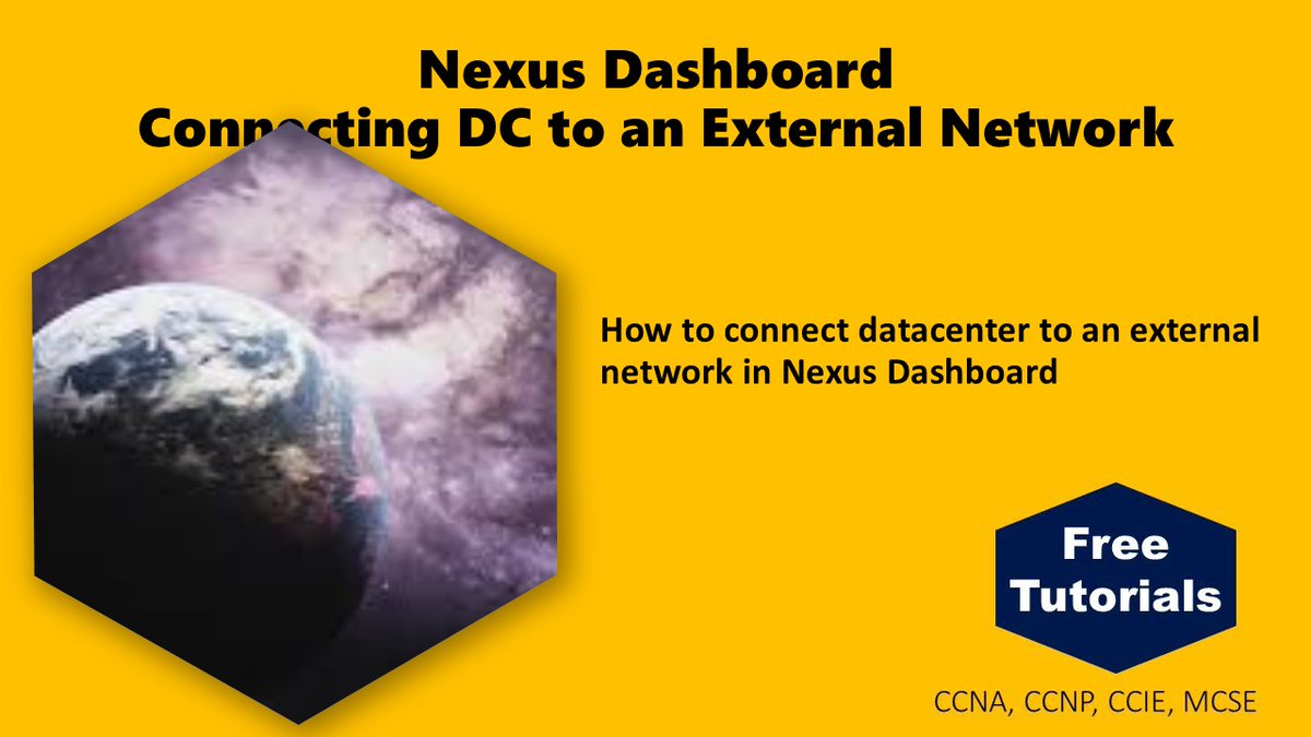 pegasustutorial's tweet image. #NewVideoAlert! 🚀 Learn how to seamlessly connect your #DataCenterNetworking to external networks using #CiscoNexus and #NexusDashboard. Dive into the power of #NetworkAutomation for your #HybridCloud strategy. #NetworkConnectivity #ITPro