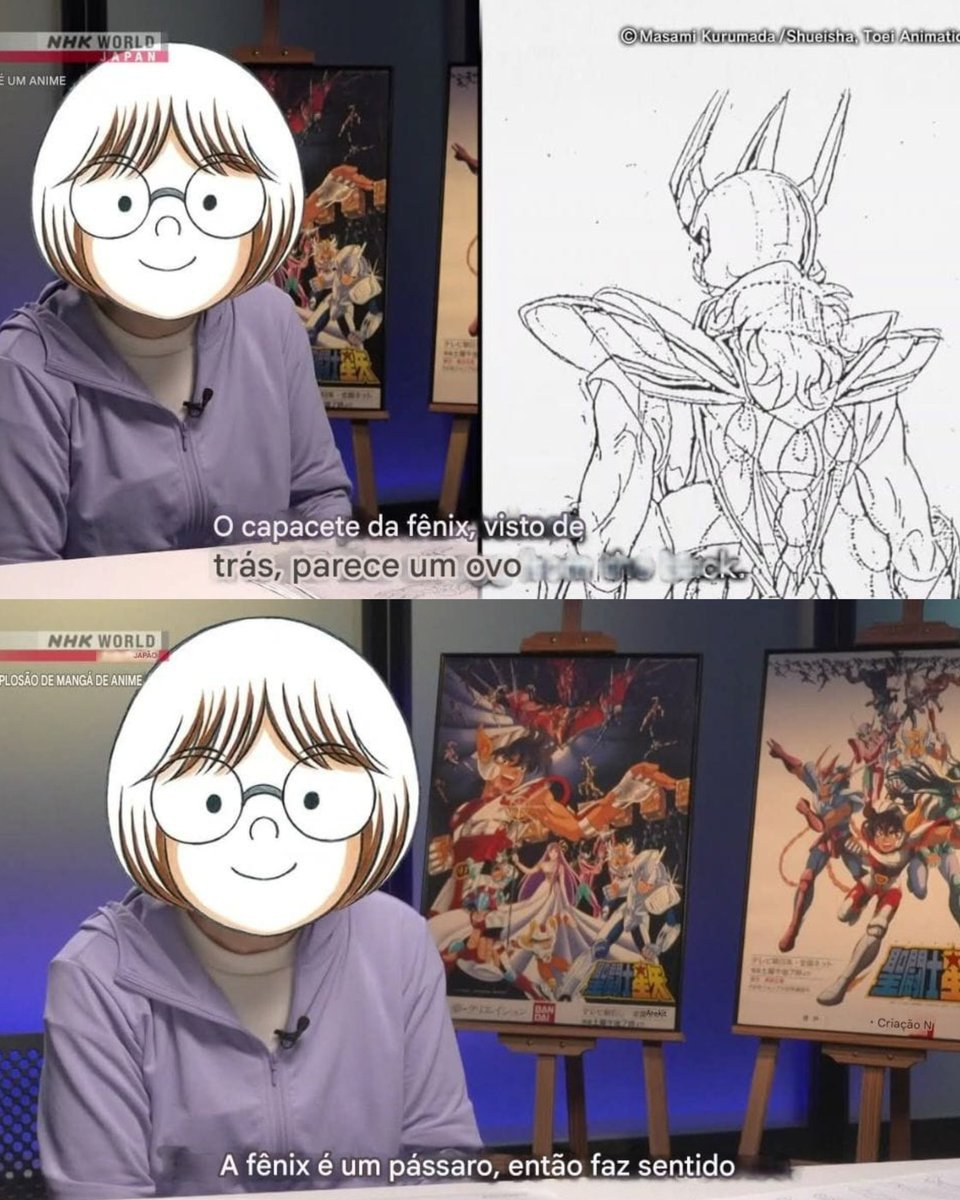 CavaleirosB's tweet image. Nunca tinha feito essa associação. Agora toda vez que eu ver o capacete do Ikki vou lembrar de um ovo.