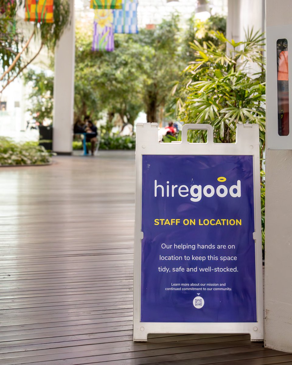 Spot this sign at Devonian Gardens #YYC? 👀

That means our Hiregood crew is on location! You can trust that washroom facility is tidy, safe &amp; well-stocked.