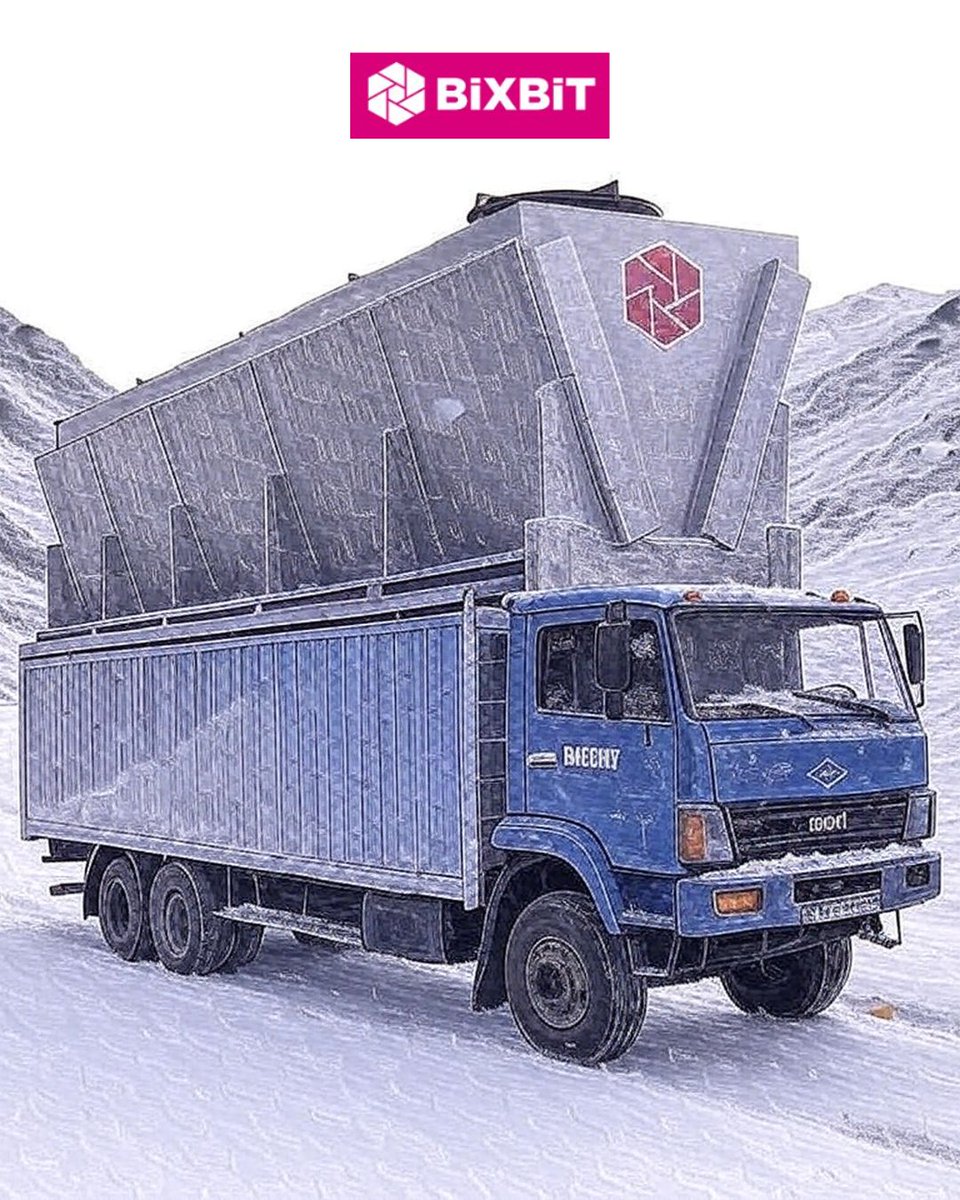 Bixbit_USA's tweet photo. Mining in Texas today.🌵
Deploying in Iceland next week.❄️
BiXBiT’s containerized hydro systems = built to move, built to scale. 🚛💧⚙️
#BitcoinMining #CryptoMining #HydroCooling #MobileMining #ScalableSolutions #TexasMining #IcelandMining #MiningFarm #CryptoInfrastructure #BlockchainTechnology #BigStarBlockchain #BiXBiT #BiXBiTUSA