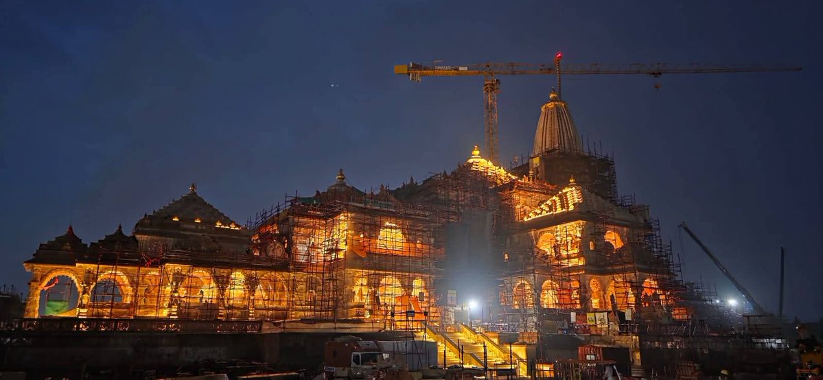 HitanandSharma's tweet image. श्री राम मन्दिर छाया चित्र!