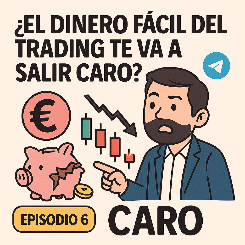 💰 “El dinero fácil del trading te va a salir caro” - Episodio 6 de TradingPodcast

🚨 Plot twist: El “dinero fácil” del trading es como las dietas milagro

Te prometen perder 10kg en una semana y acabas pesando más que antes 📈💸

Nuevo episodio: Por qué los atajos en trading