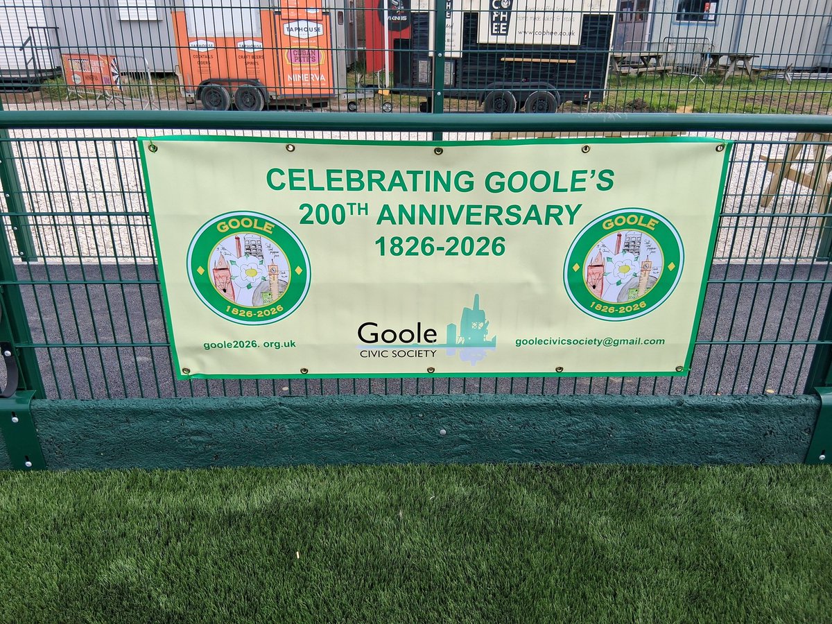 GooleAFC's tweet photo. Thanks to the volunteers who have been to the vpg today to help set up the facilities off the pitch for tomorrow night's match @Glassywelfare and the help also for  putting up the advertising banners for local businesses to display at the ground, much appreciated UTV 😊⚽️ https://t.co/wrOtQcSJsl