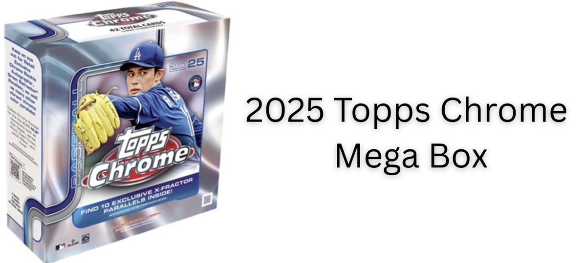 FastBreakCards's tweet image. 2025 Topps Chrome Mega #ad 

bit.ly/4feDnTN