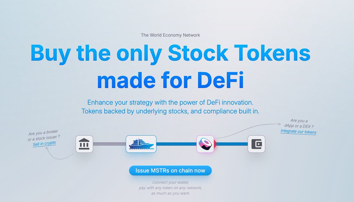 0xFent's tweet image. ⛵️Sailing Protocol⛵️

@sailingprotocol offers a ton of real world stocks tradeable on chain! They are multichain by default, but there is a ton of unique possibilities only on berachain!

You can currently trade 72 different stocks such as:

$COIN
$CRCL
$TSLA
$MSTR

and what&apos;s…
