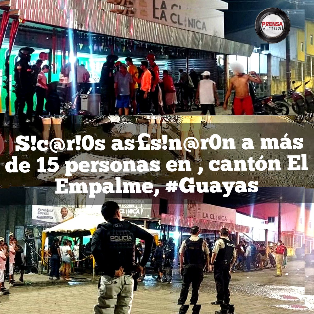 PRENSAVirtual_'s tweet image. #Guayas|| Otra noche de terror en #ElEmpalme.