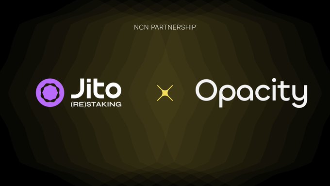 Jito and Opacity Network NCN Partnership Logo